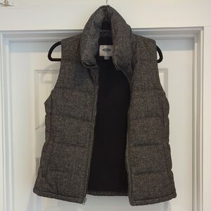 NWOT Gray Puffer Vest